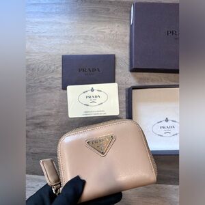Authentic💛Vintage Prada Card case/Coin bag